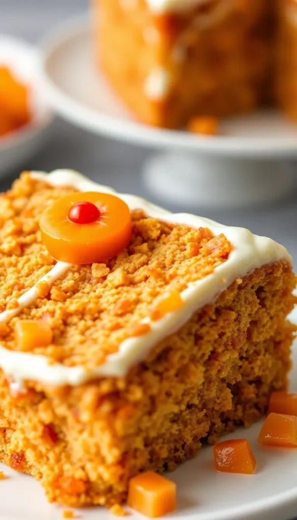 Hawaiian Carrot Pineapple Cake