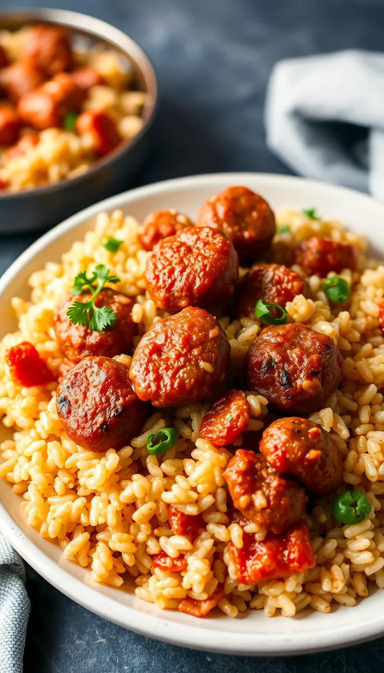 Easy One Pot Sausage And Rice