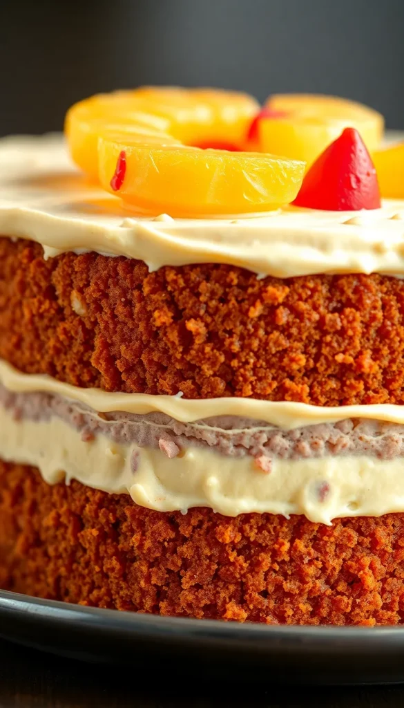 Hawaiian Carrot Pineapple Cake