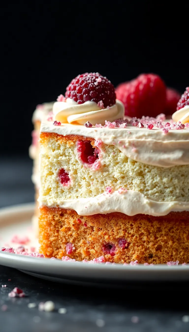 White Chocolate Raspberry Dream Cake