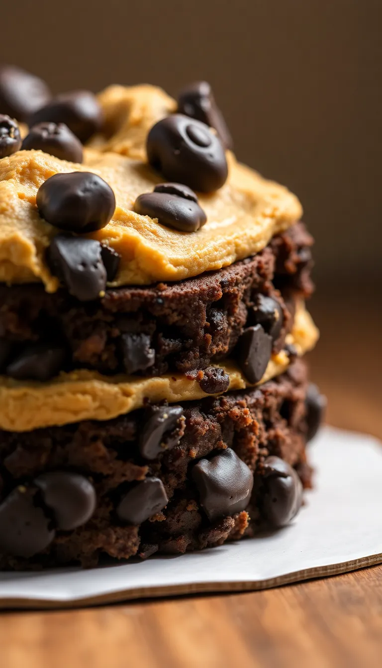 Cookie Dough Cake - Cookie Dough Baked into Each Layer