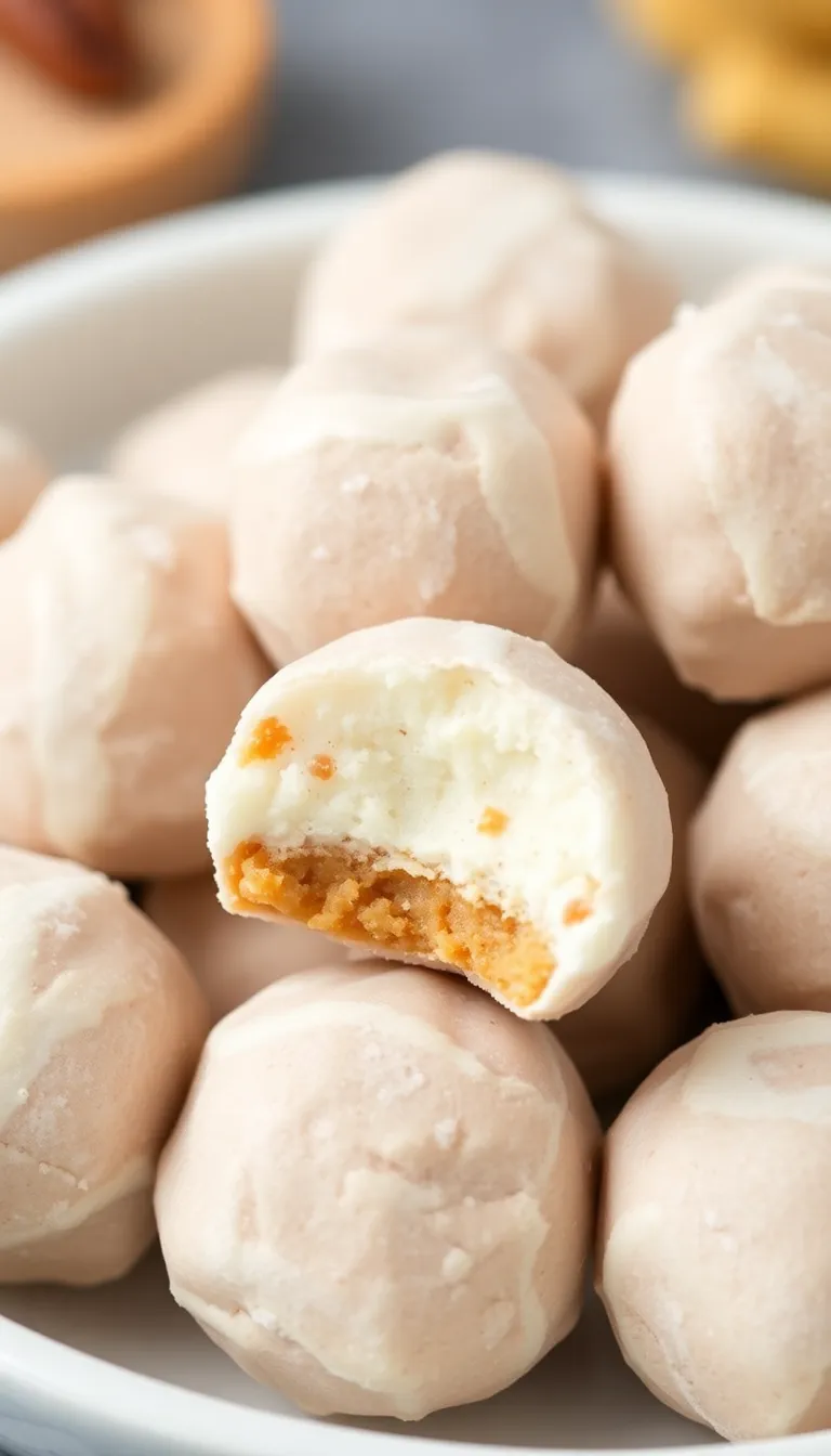Frozen Greek Yogurt Peanut Butter Bites