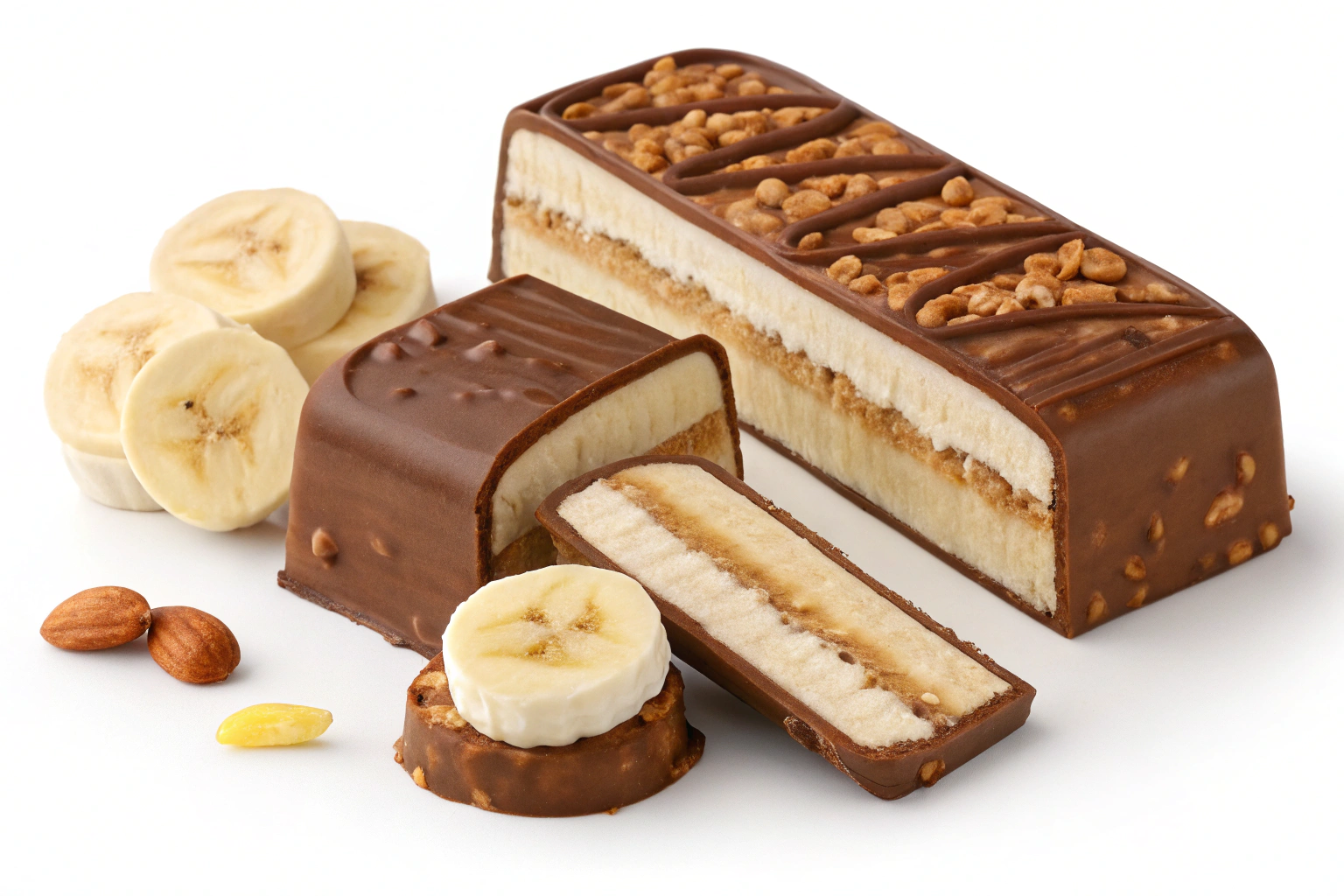 Low Calorie Frozen Banana Snickers