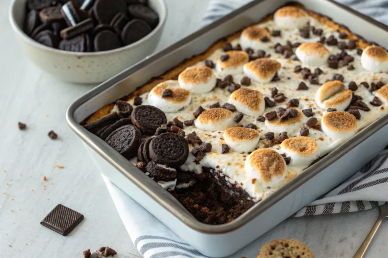 Oreo Dump Cake Easy and Fast