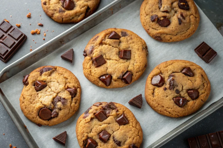 Thick Chocolate Chip Cookies